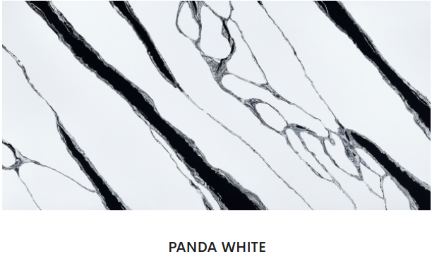 A picture of a panda white marble texture