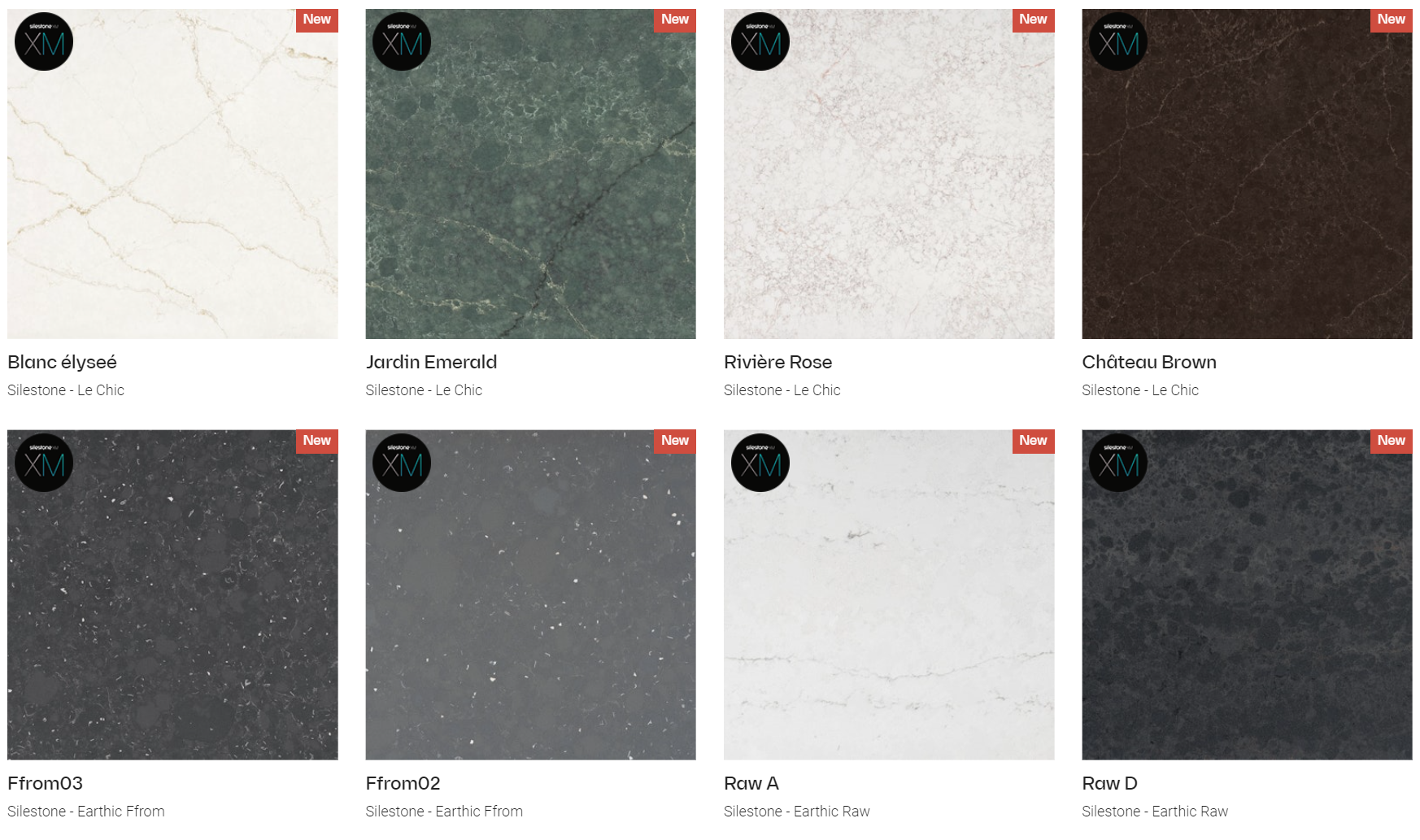 There are many different types of tiles in this picture.