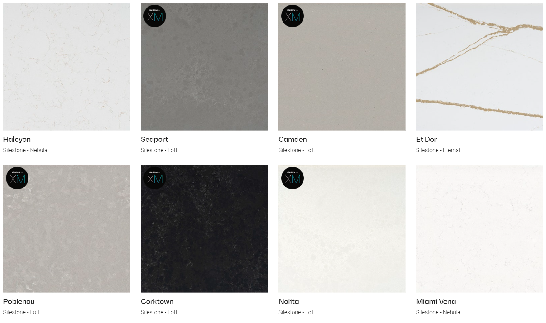 There are many different types of tiles in this picture.
