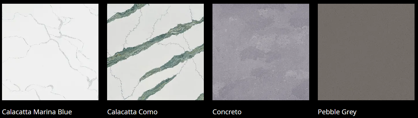 A picture of four different types of tiles.