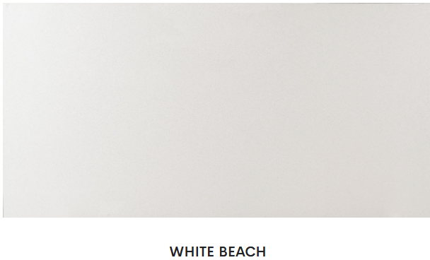A white tile with the word white beach on it.