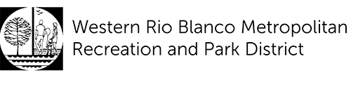 The logo for the western rio blanco metropolitan recreation and park district