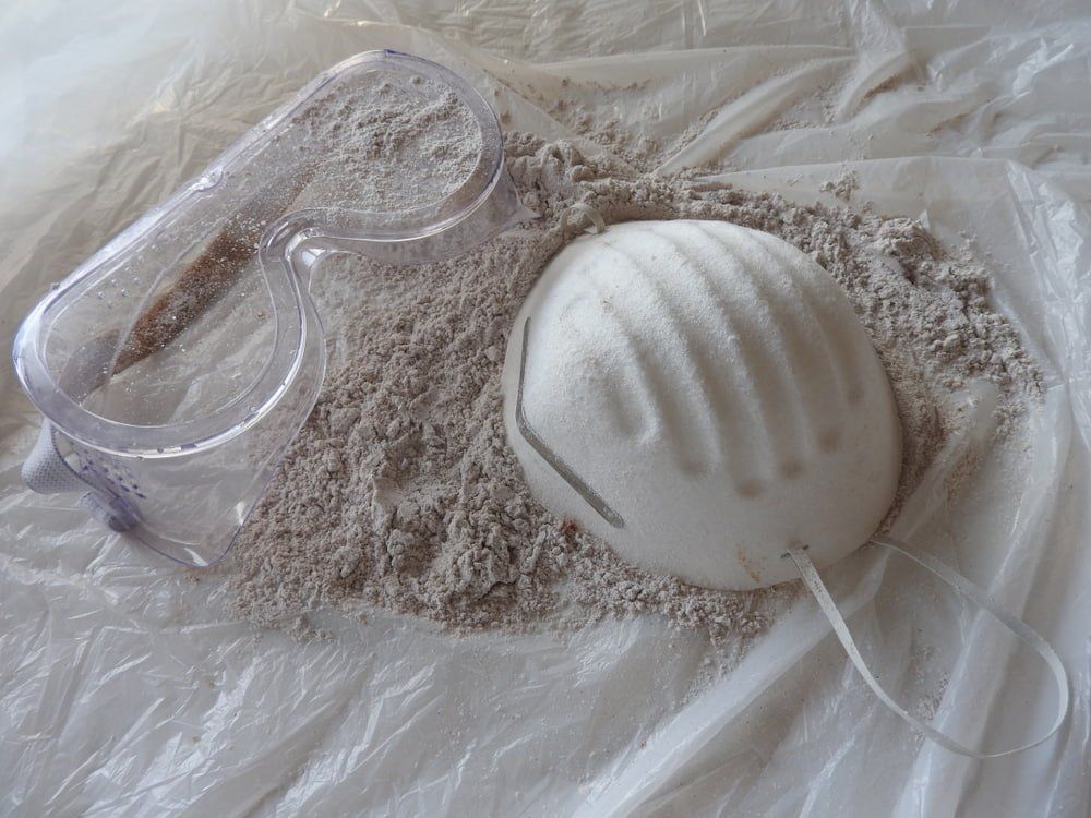 Filter Mask and Goggles — Asbestos Removal in Currajong, QLD