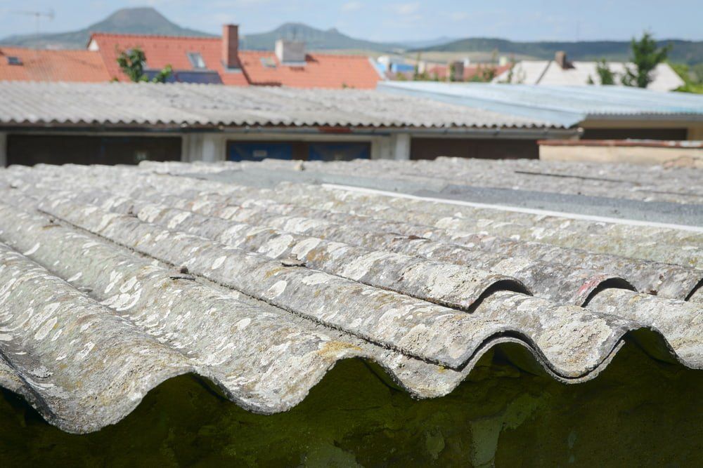 Old Asbestos Roofing — Asbestos Removal in Currajong, QLD