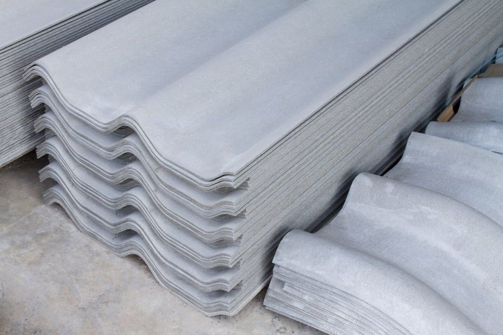 Stack of New Roof Tiles — Asbestos Removal in Currajong, QLD