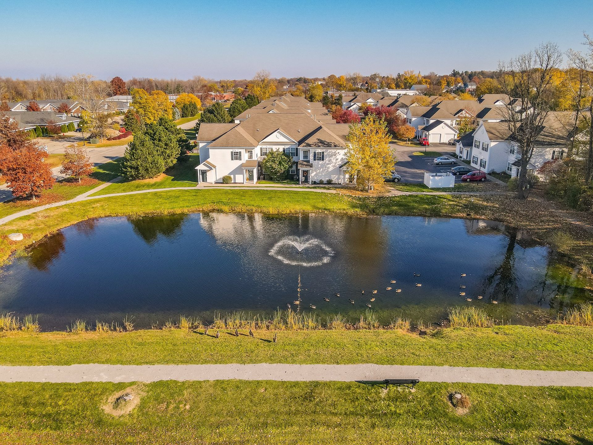 Pond with Fountain