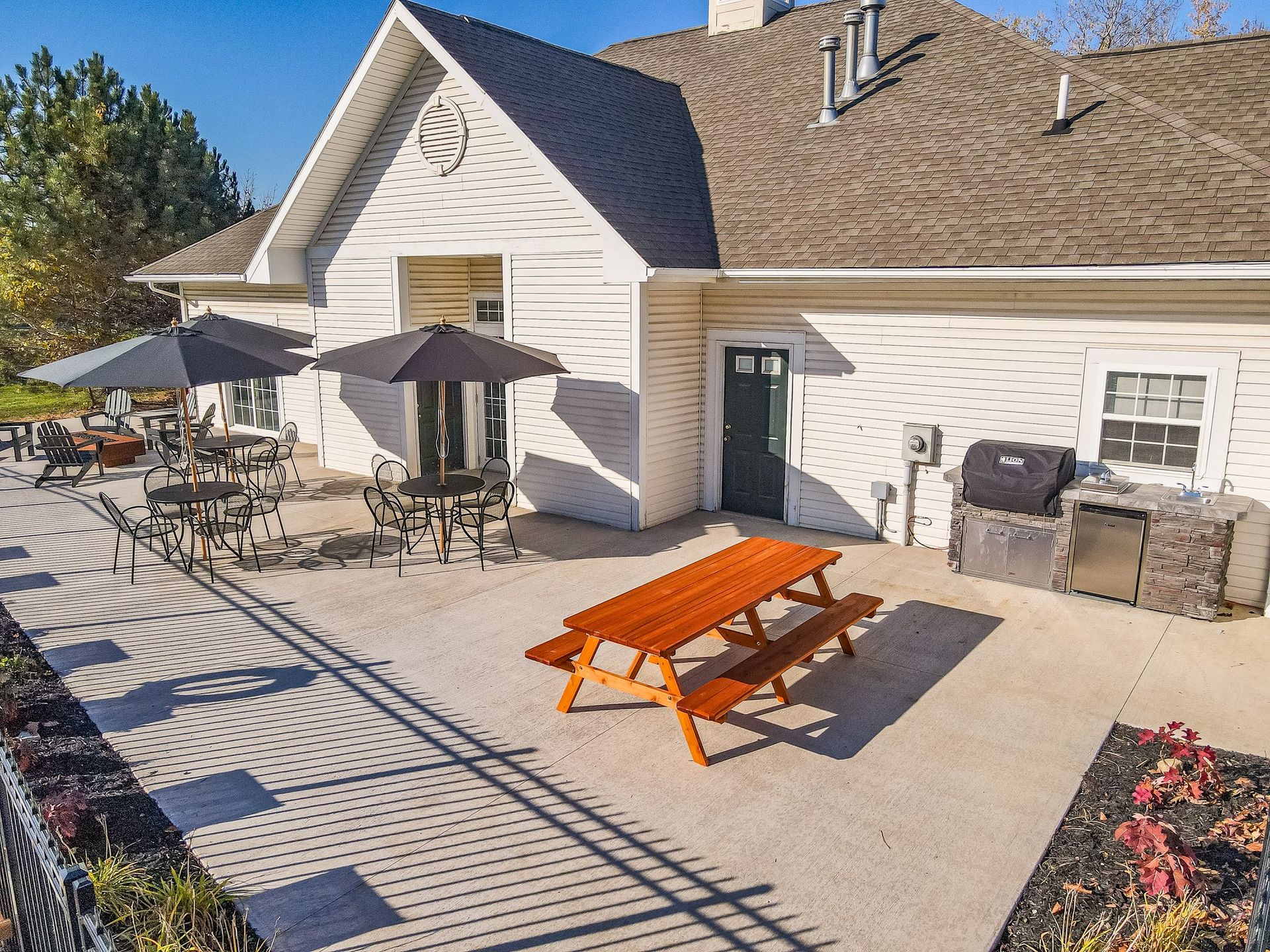 Outside Patio with Seating