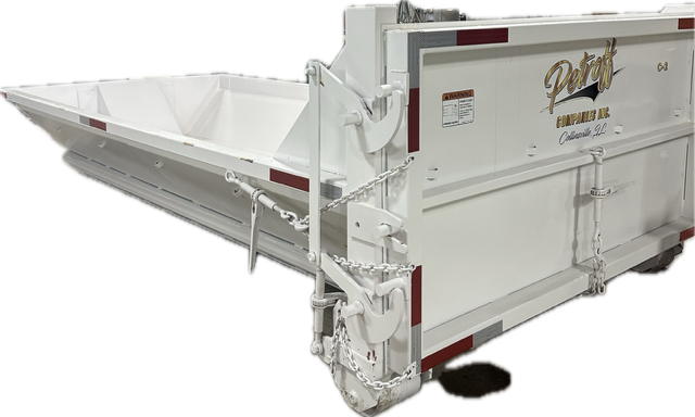 Concrete washout roll-off container service
