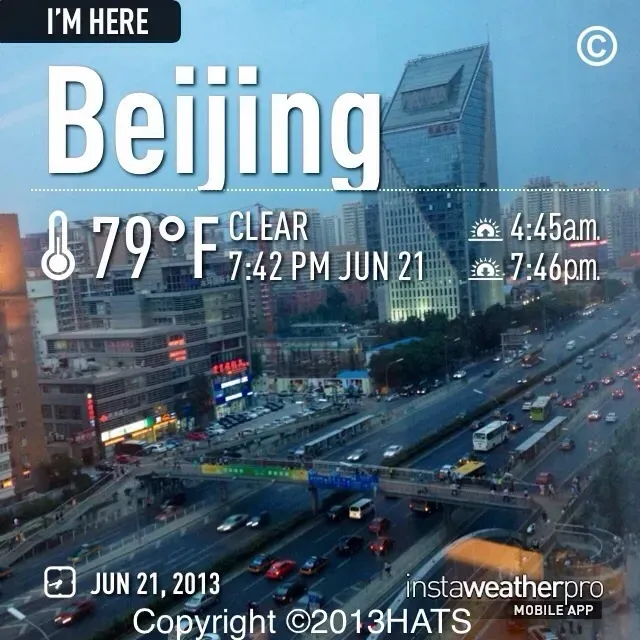 An aerial view of beijing on june 21 2013