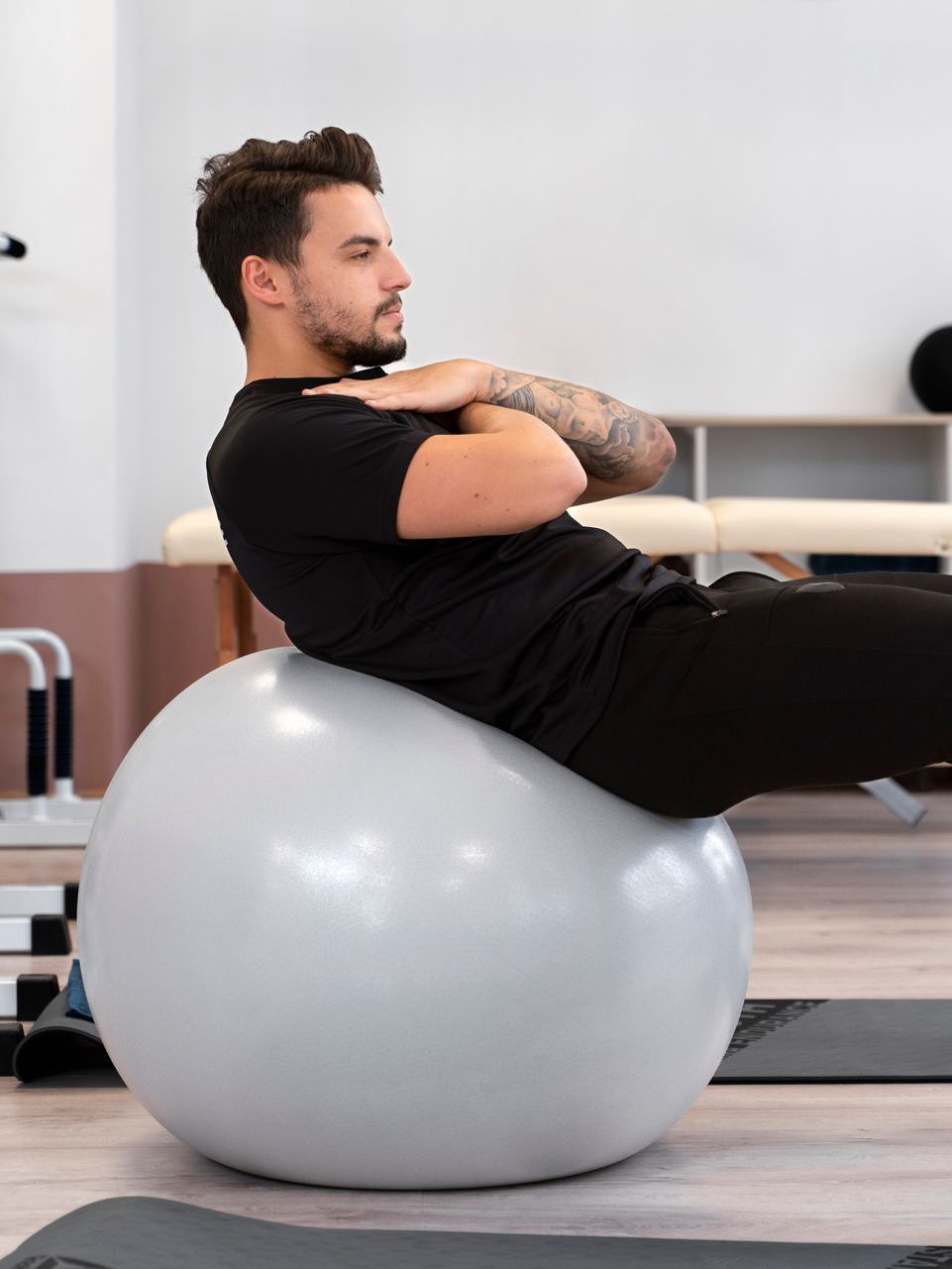 man exercising
