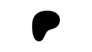 A black silhouette of a pear on a white background. A black silhouette of a pear on a white background.
