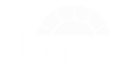 Faint white semicircular gauge or dial centered near the top on a blank white background