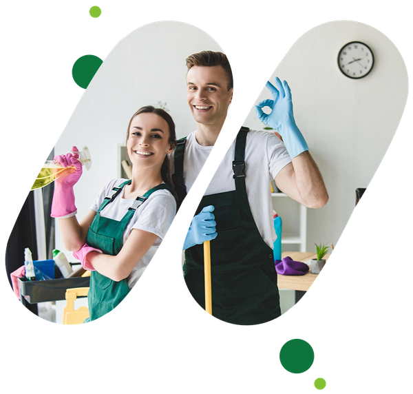 Two Regina house Cleaners On The Job