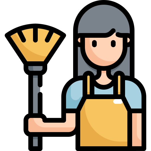 Maid With Broom