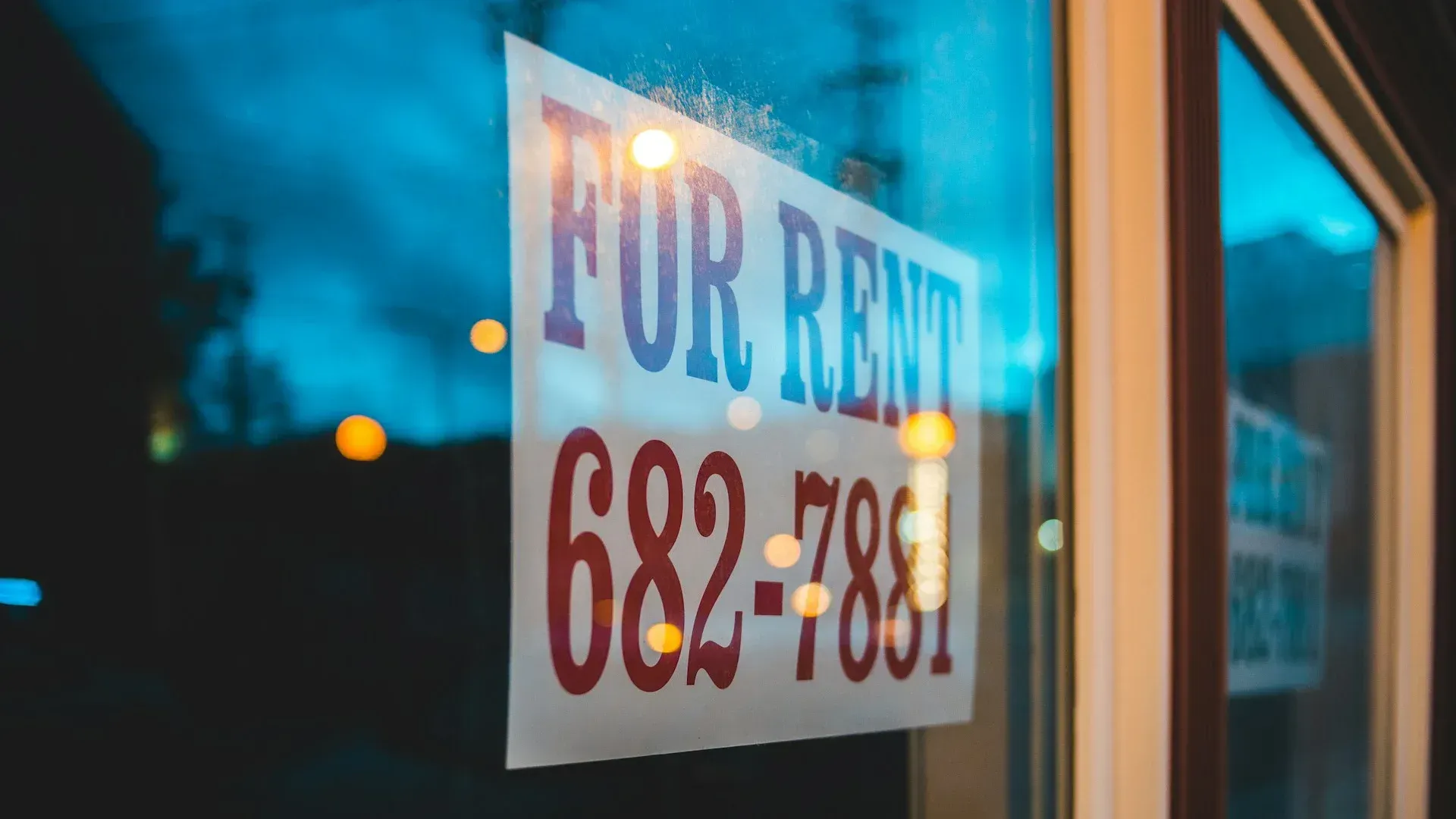 Fro Rent sign