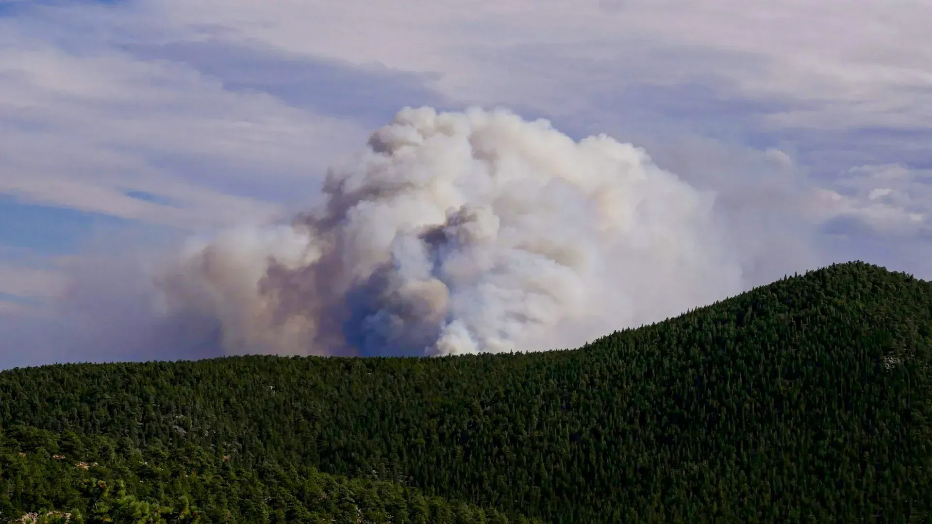 Smoke from a distant forest fire impacts air quality miles away. 