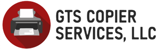 The logo of GTS Copier Services LLC features a hand holding a security camera. The logo of GTS Copier Services LLC features a hand holding a security camera.