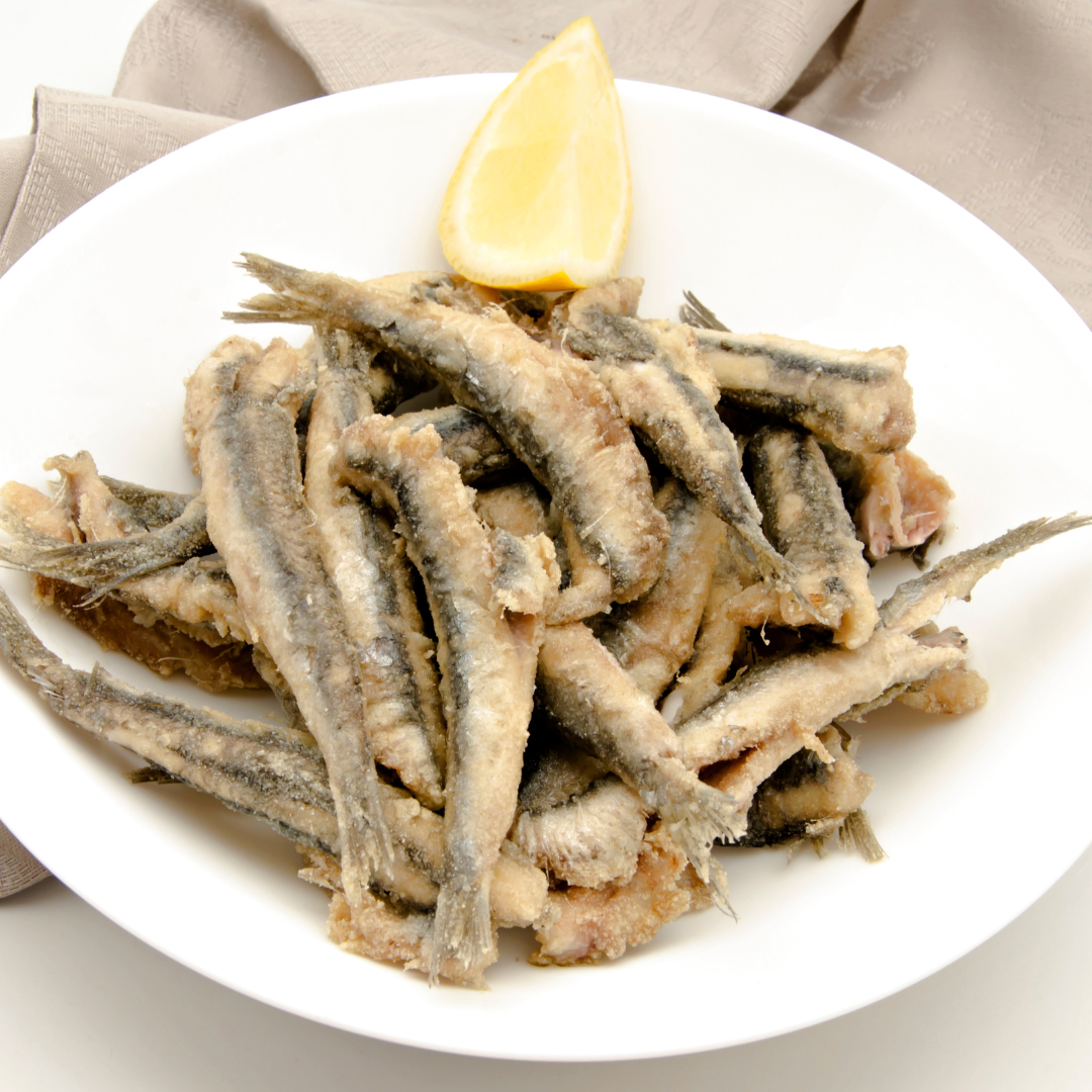 fried anchovies