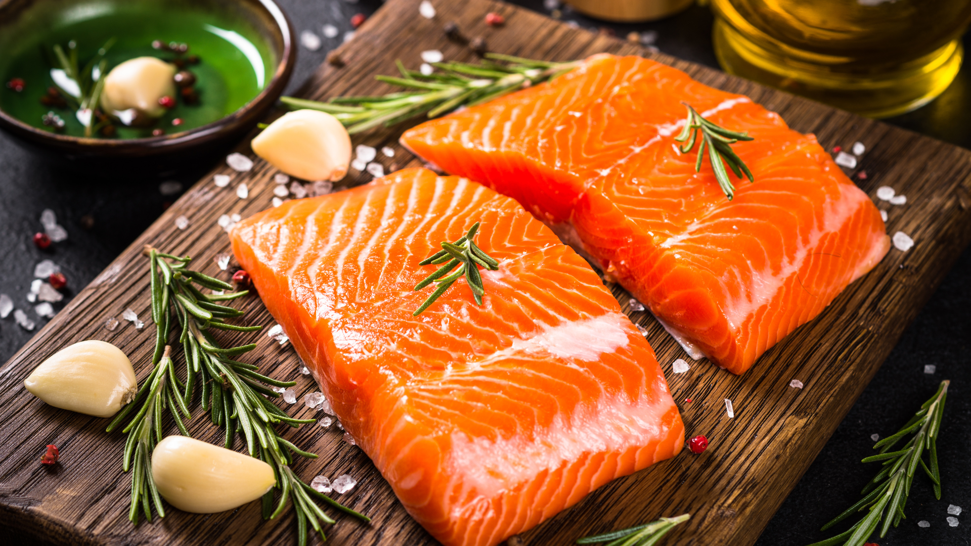 cooked king salmon