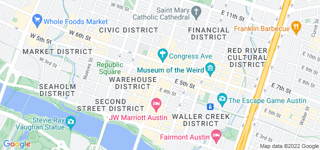 Map of business location