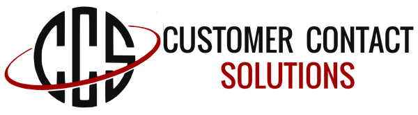 The logo for Customer Contact Solutions features a circular 