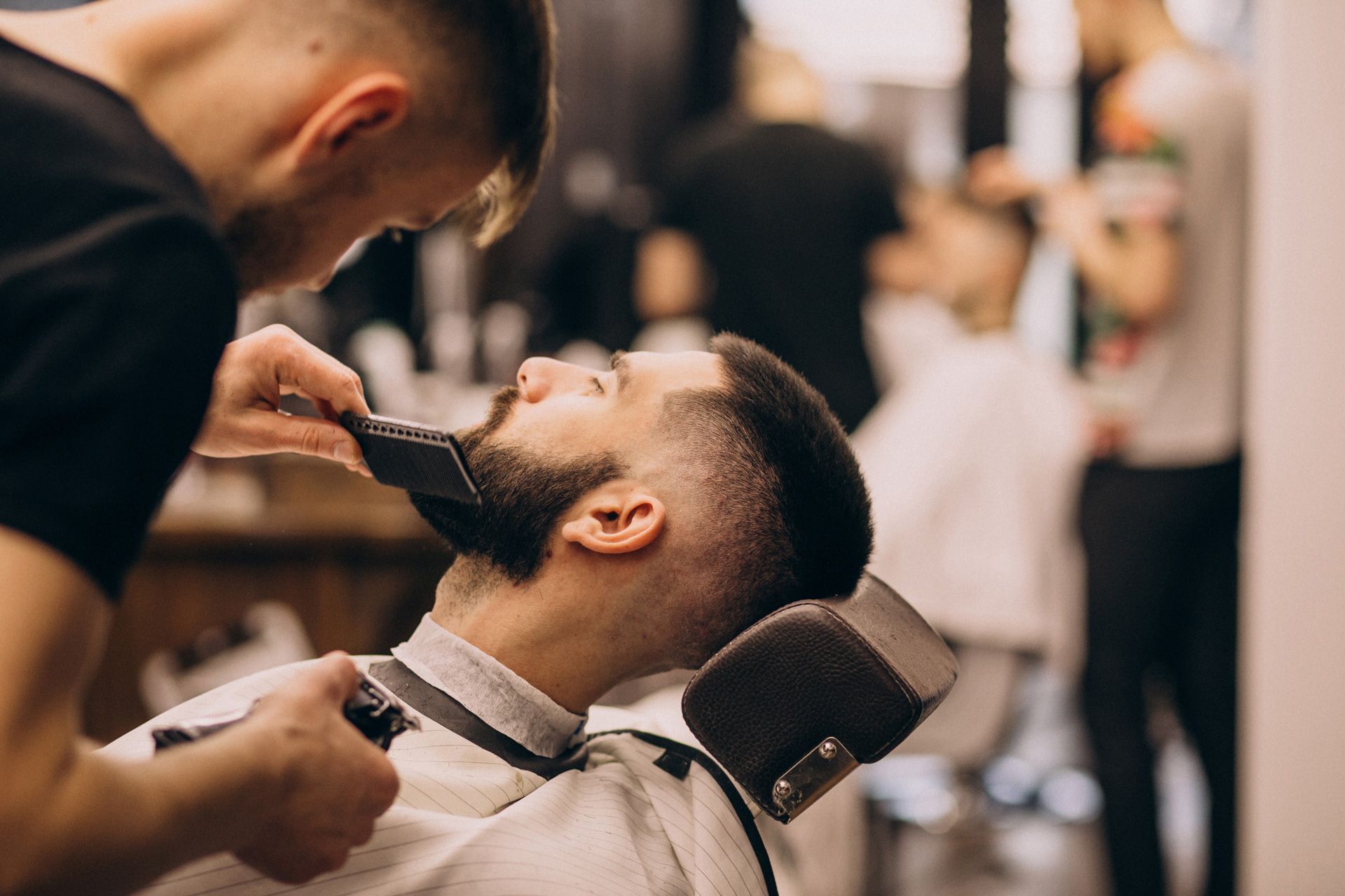 Laundry service for barber shop businesses.