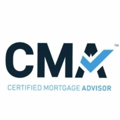 CMA certified mortgage advisor logo on a white background.