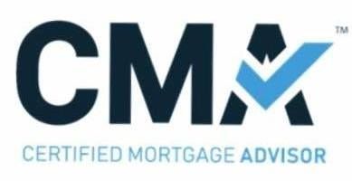 Cmx certified mortgage advisor logo on a white background