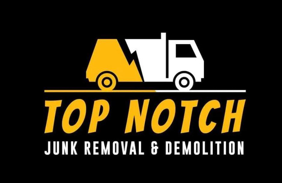 top notch junk removal and demolition logo
