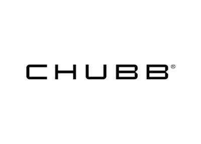 CHUBB logo, the word CHUBB in a sans-serif font.