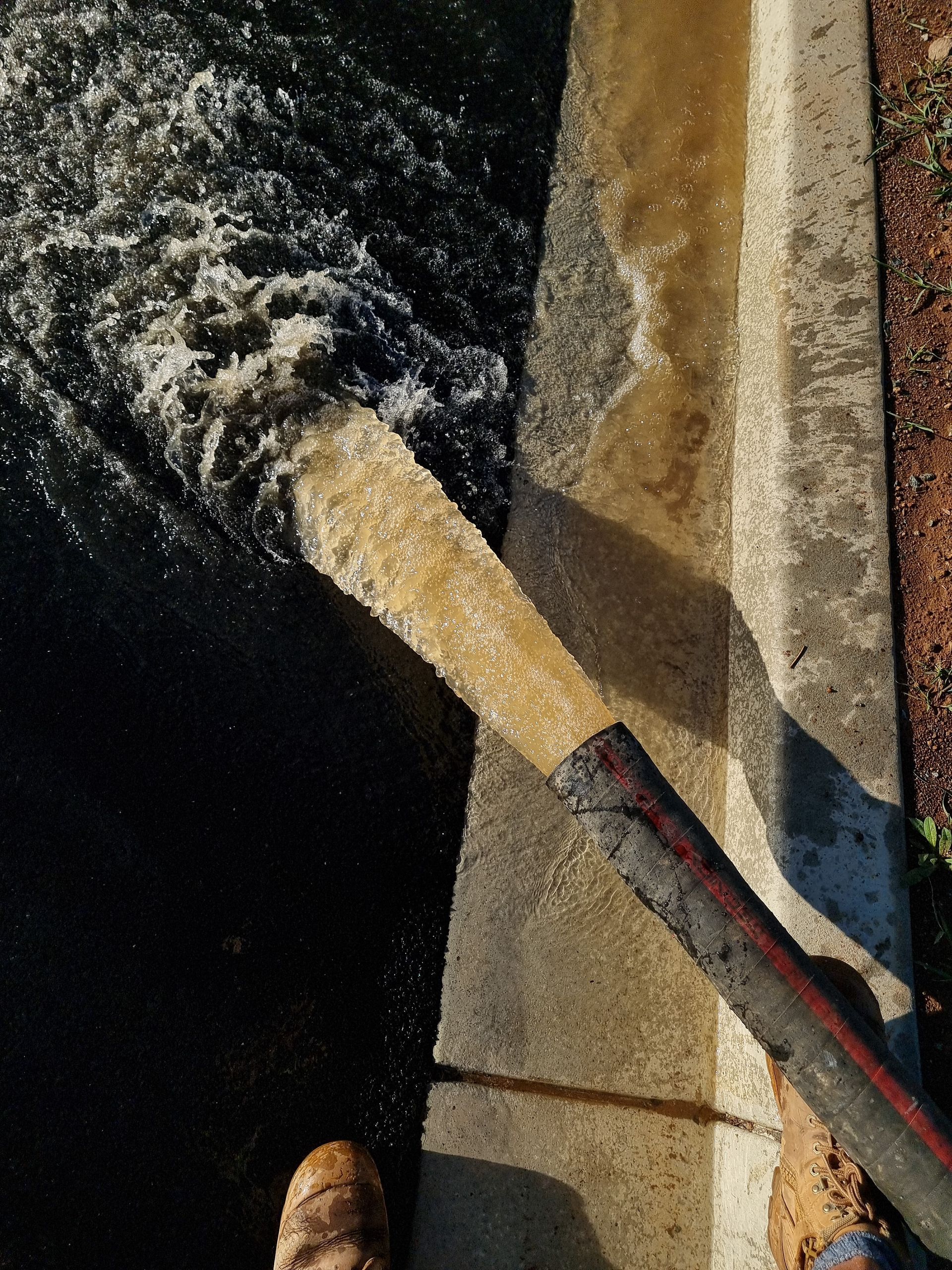 Water Coming Out of a Water — Pro Pipe Solutions in Queanbeyan, NSW