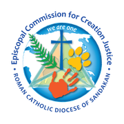 Logo: Blue circle with text