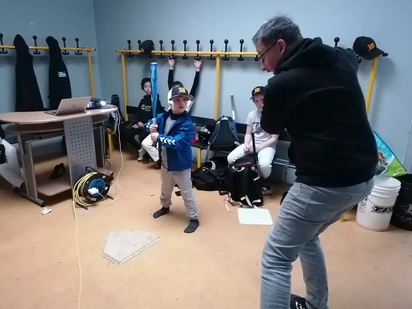 Training in der Kabine