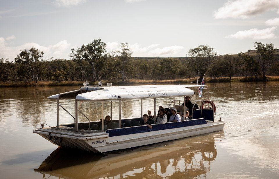 boat on river