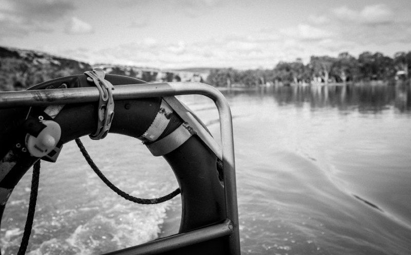 boat on river