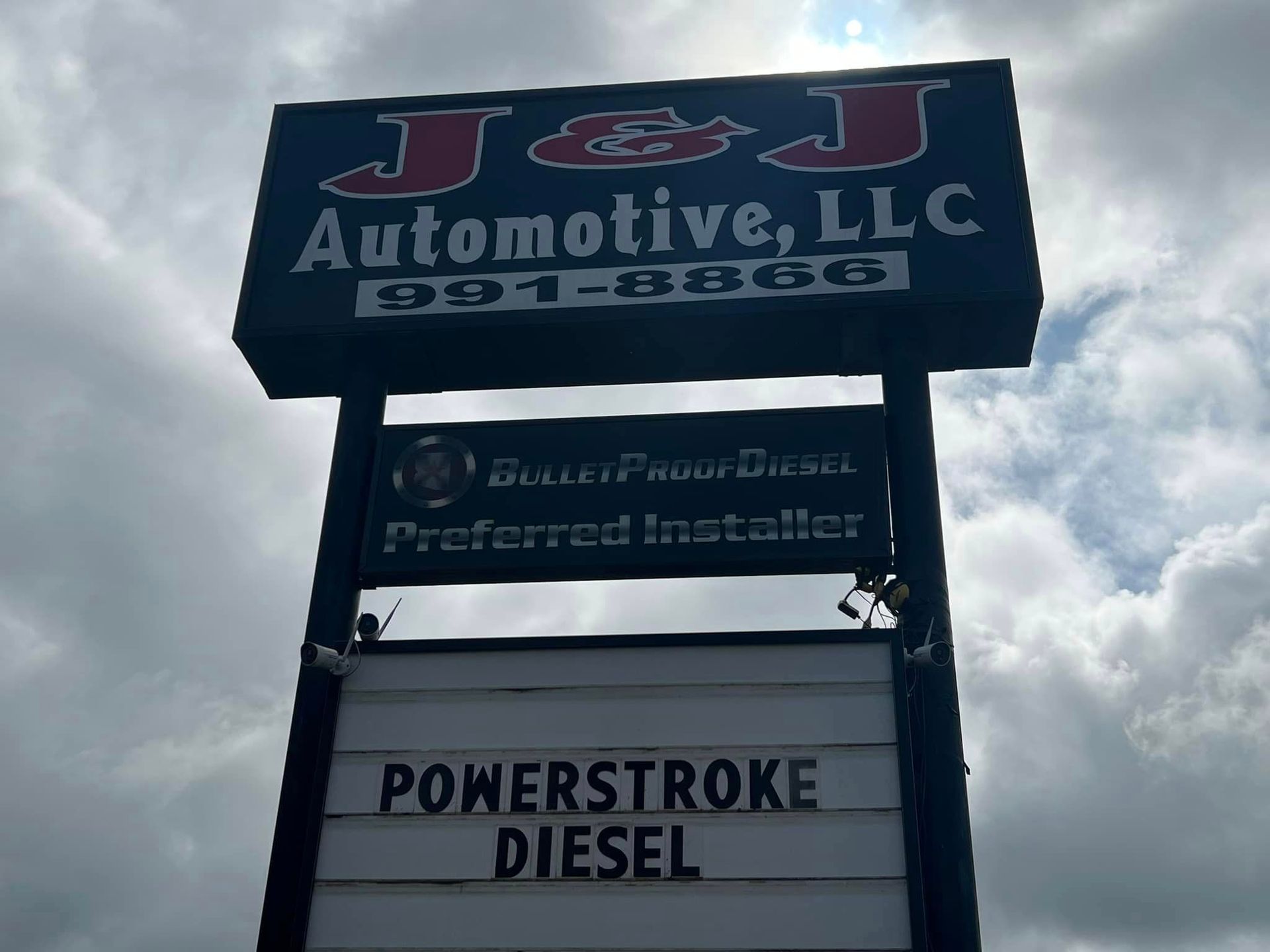J&J Automotive Sign