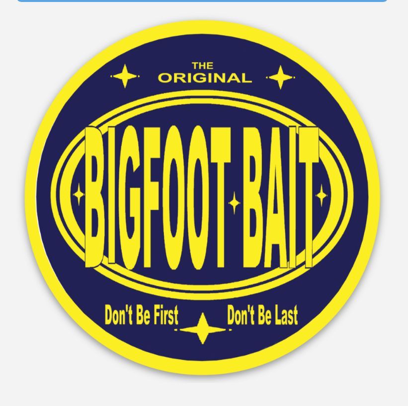Bigfoot Ball logo in yellow and blue with the slogan “Don’t Be First, Don’t Be Last.”
