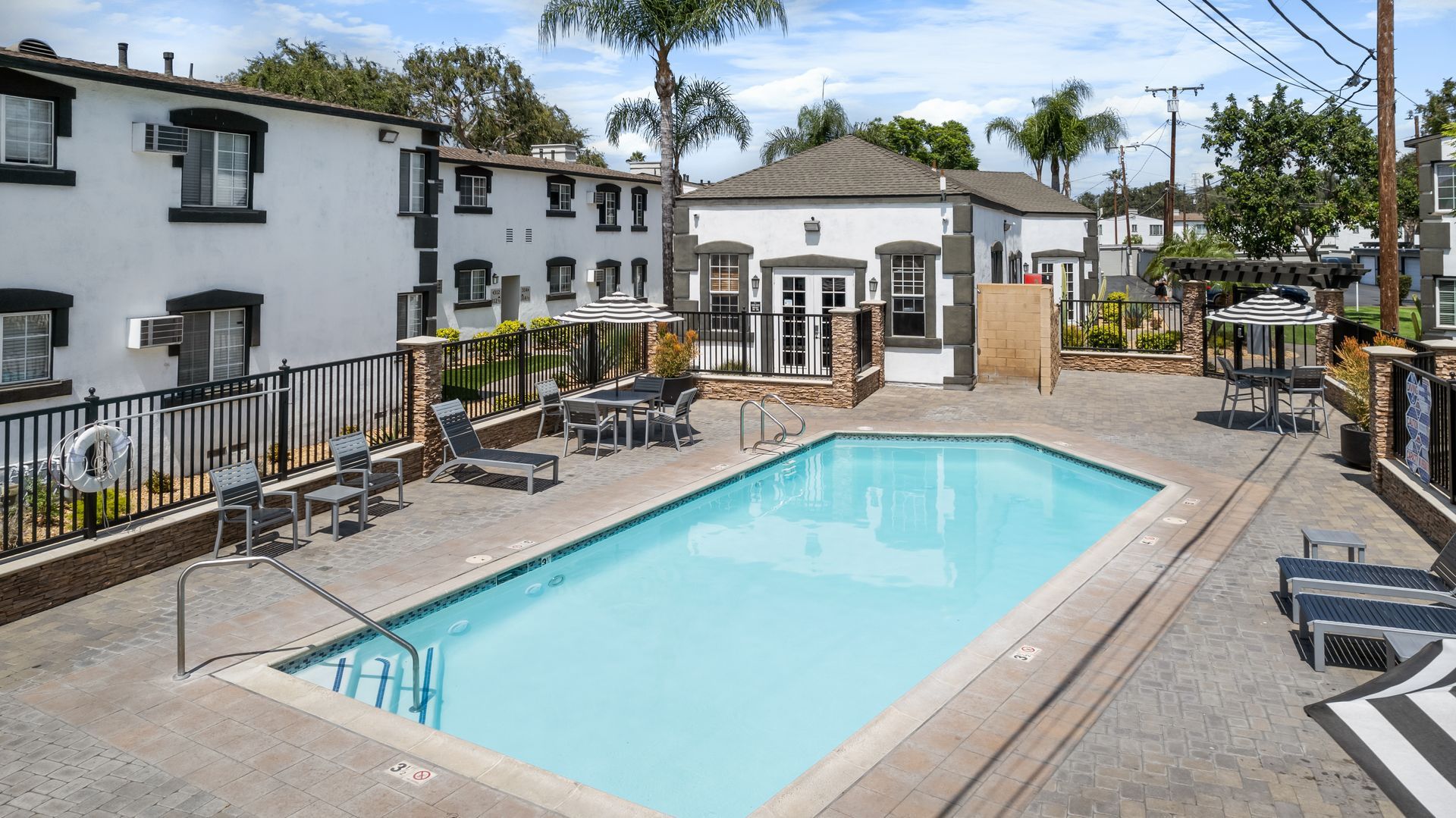 Exterior photo with pool