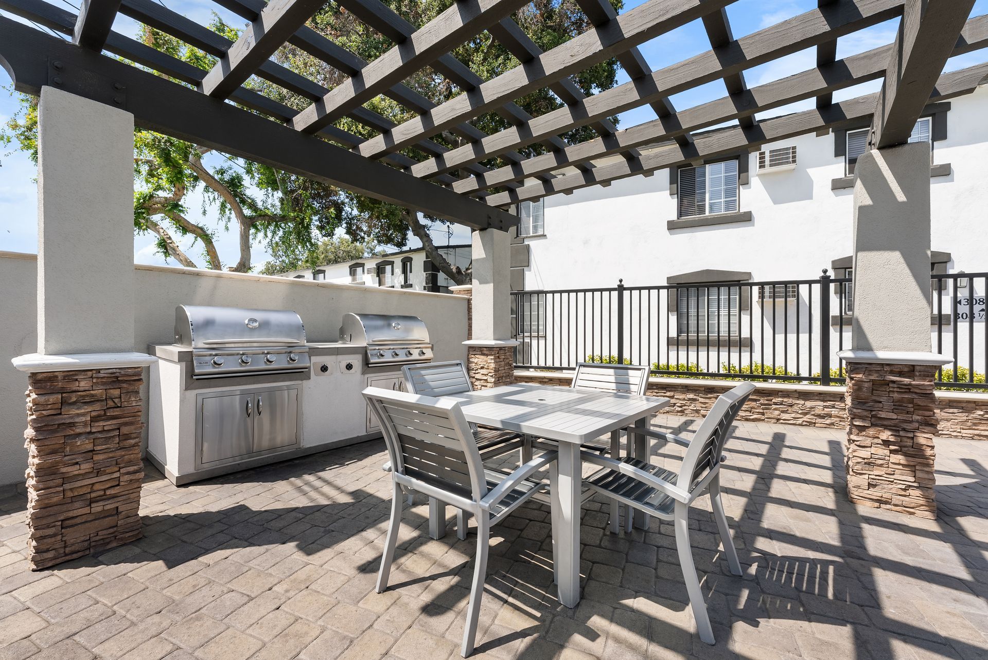 BBQ grill area