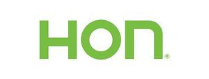 The logo for hon is green and white on a white background.
