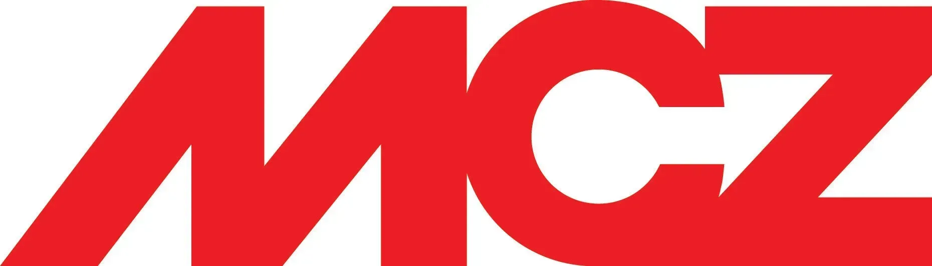 Logo MCZ rosso su sfondo bianco