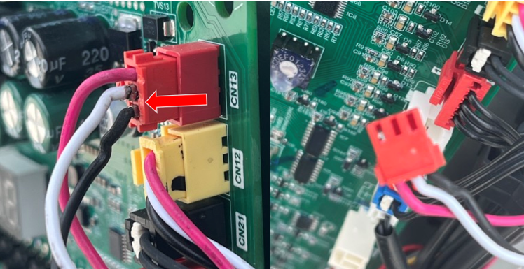 Fire receiver assembly and wireless remote controls, with buttons and indicator lights.