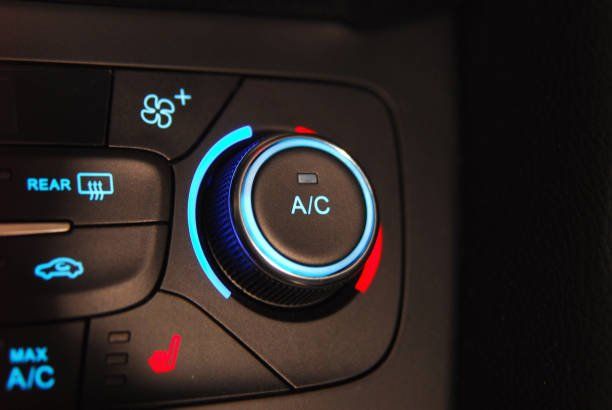 Airco bedieningsknoppen