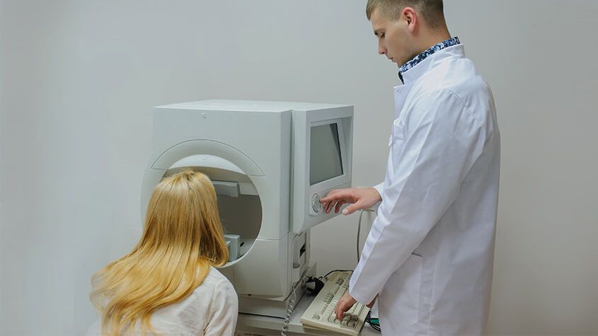 Visual Fields Testing Room Optos