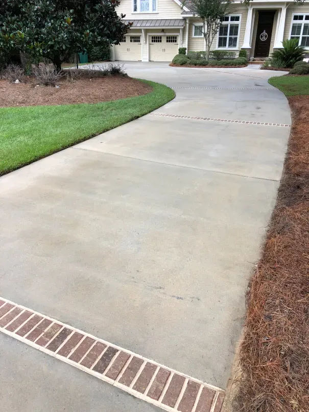 clean driveway