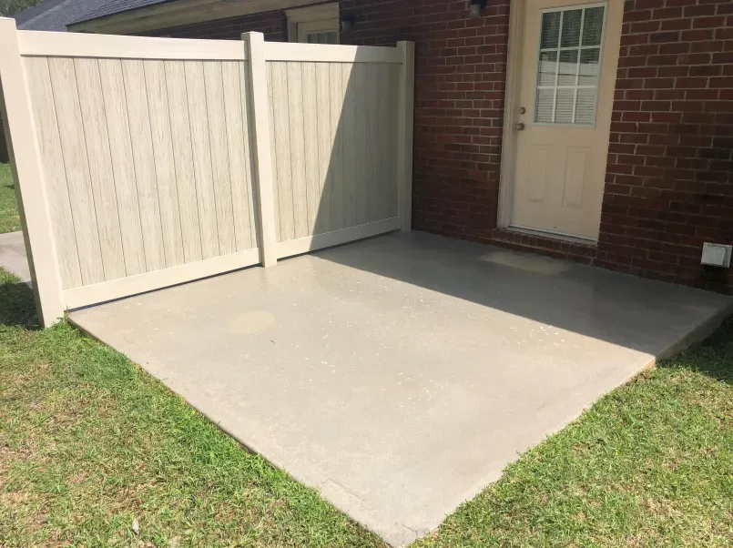 clean patio