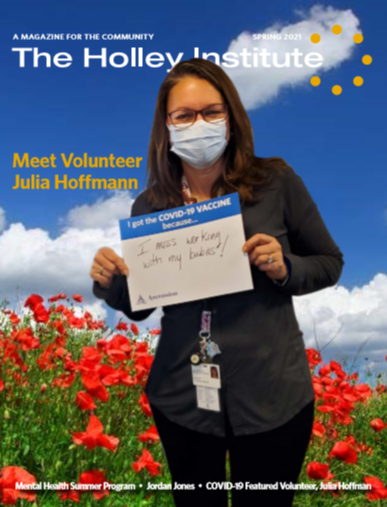 Magazine cover with Julia Hoffmann