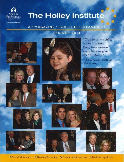 A magazine for the community called the holly institute