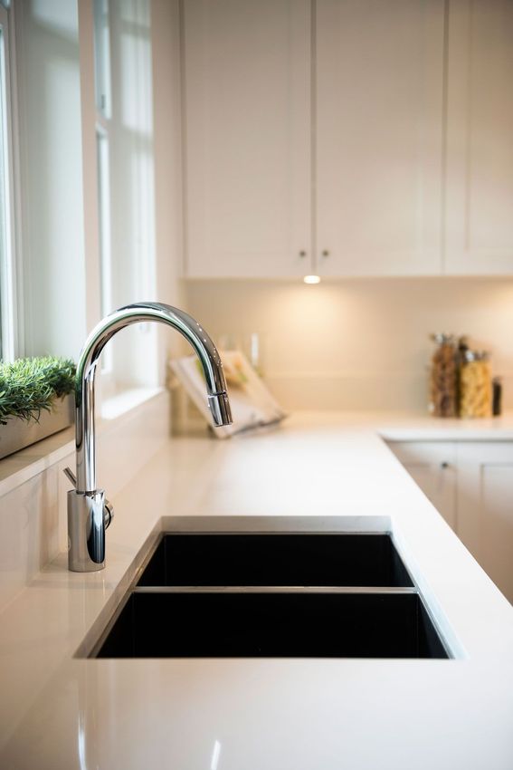 Interior Photo of a Kitchen Sink