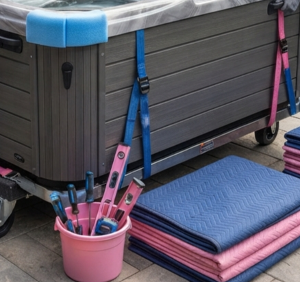 Professional hot tub moving service in Leander